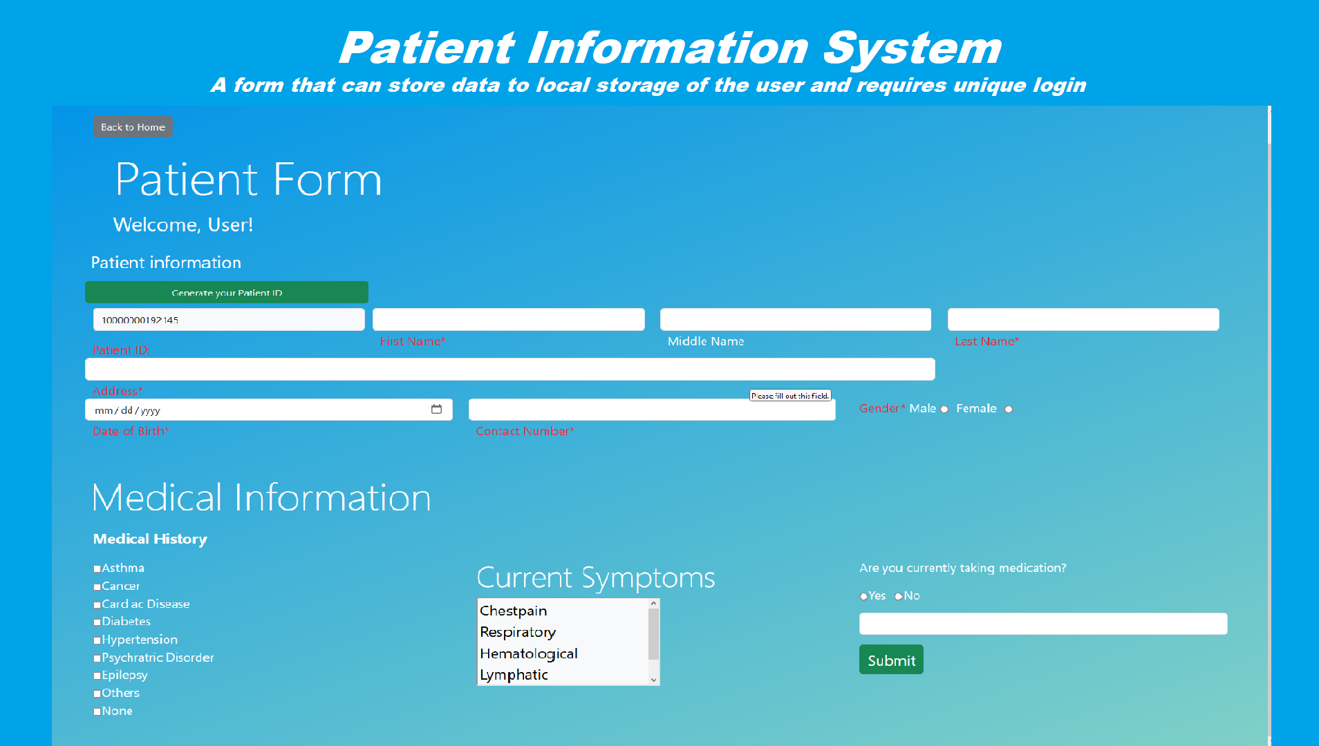 PatientForm